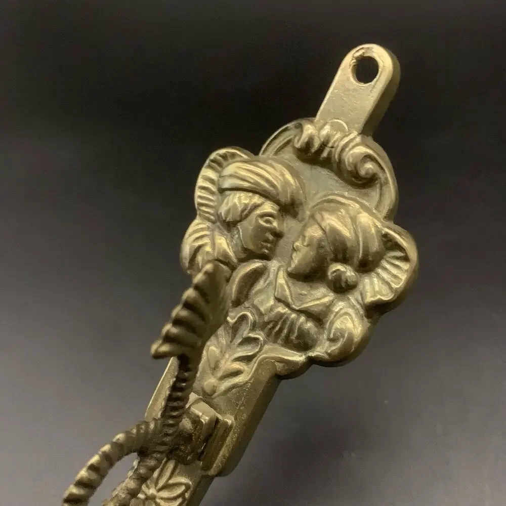 Vintage French Bronze Serpent Dragon Fish Wall Hook
